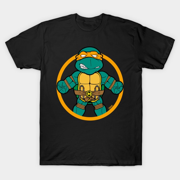 Michelangelo Practice Pal by Blood Empire T-Shirt by BloodEmpire